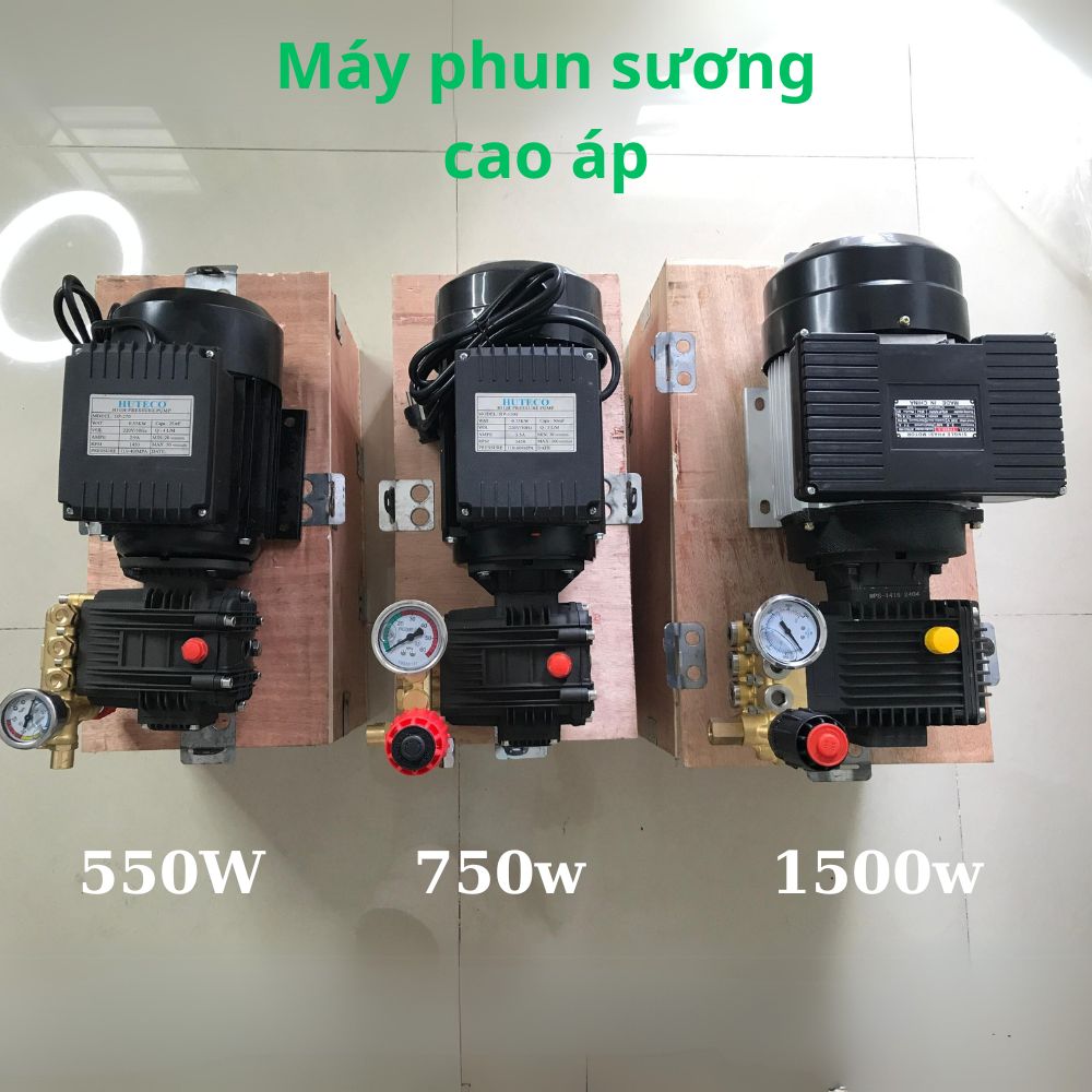 các loại máy phun sương cao áp chất lượng